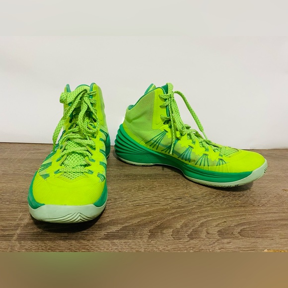 Nike Hyperdunk 2013 flash lime green/arctic green sneakers Men’s US 8.5 - Picture 10 of 11